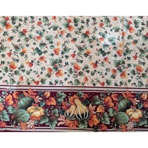 5 Yards Cranston Print Works Fabric Autumn Fall Leaves Pumpkins 184x58